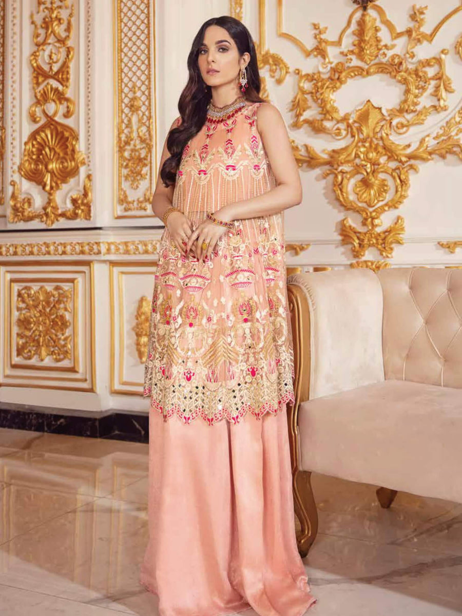 Emaan Adeel Belle Robe Wedding Edition Embroidered 3Pc Suit BR-04 - FaisalFabrics.pk