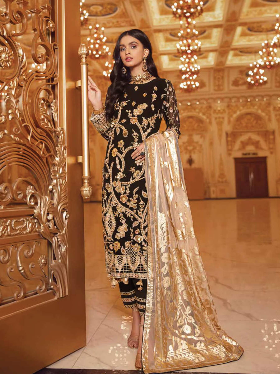 Emaan Adeel Belle Robe Wedding Edition Embroidered 3Pc Suit BR-09 - FaisalFabrics.pk