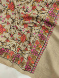 Womens Fine Wool Kashmiri Embroidered Shawl RK-04