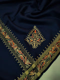 Womens Pashmina Wool Shawl with Embroidery Border work RK21027