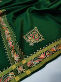 Womens Pashmina Wool Shawl with Embroidery Border work RK21028
