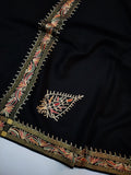 Womens Pashmina Wool Shawl with Embroidery Border work RK21030