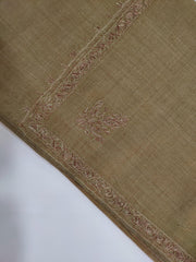 Womens Pashmina Wool Shawl with Embroidery Border work RK21060 - FaisalFabrics.pk