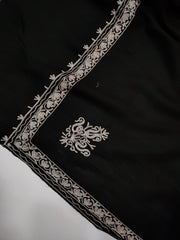 Womens Pashmina Wool Shawl with Embroidery Border work RK21067 - FaisalFabrics.pk