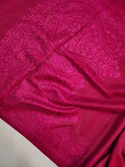 Womens Kashmiri Hand Embroidered Fine Wool Shawl RK21088 - FaisalFabrics.pk