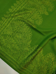Womens Kashmiri Hand Embroidered Fine Wool Shawl RK21097 - FaisalFabrics.pk