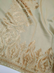 Womens Kashmiri Hand Embroidered Fine Wool Shawl RK21099 - FaisalFabrics.pk