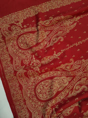 Womens Kashmiri Hand Embroidered Fine Wool Shawl RK21102 - FaisalFabrics.pk