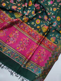 Womens Kashmiri Hand Printed Shawl with Kaani Weave Full Size RK21106