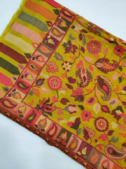 Womens Soft Wool Cashmere Shawl with Kaani Weave Full Size RK21111 - FaisalFabrics.pk