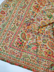 Womens Soft Wool Cashmere Shawl with Kaani Weave Full Size RK21116 - FaisalFabrics.pk