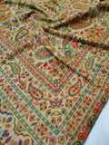 Womens Soft Wool Cashmere Shawl with Kaani Weave Full Size RK21116 - FaisalFabrics.pk