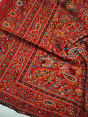 Womens Soft Wool Cashmere Shawl with Kaani Weave Full Size RK21118 - FaisalFabrics.pk