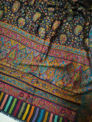 Womens Soft Wool Cashmere Shawl with Kaani Weave Full Size RK21119 - FaisalFabrics.pk