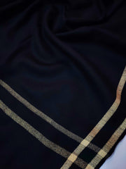 Womens Pashmina Wool Shawl with Banarasi Border RK21125 - FaisalFabrics.pk