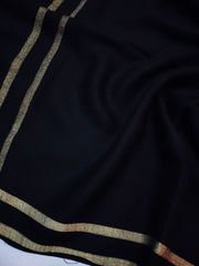 Womens Pashmina Wool Shawl with Banarasi Border RK21125 - FaisalFabrics.pk