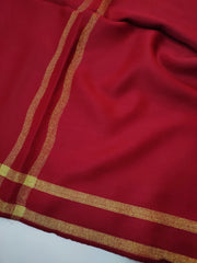 Womens Pashmina Wool Shawl with Banarasi Border RK21126 - FaisalFabrics.pk