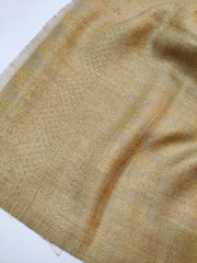 Womens Pashmina Wool Cashmere Shawl with Kaani Weave Full Size RK21155 - FaisalFabrics.pk