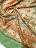Womens Printed Shawl Ultra Soft and Warm Pashmina Wool, Full Size RK21160 - FaisalFabrics.pk