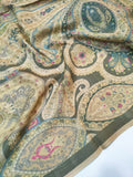 Womens Printed Shawl Ultra Soft and Warm Pashmina Wool, Full Size RK21164 - FaisalFabrics.pk