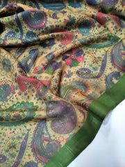 Womens Printed Shawl Ultra Soft and Warm Pashmina Wool, Full Size RK21165 - FaisalFabrics.pk