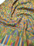 Womens Printed Shawl Ultra Soft and Warm Pashmina Wool, Full Size RK21167