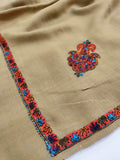 Womens Kashmiri Hand Embroidered Shawl, Border Design Work RKK-87