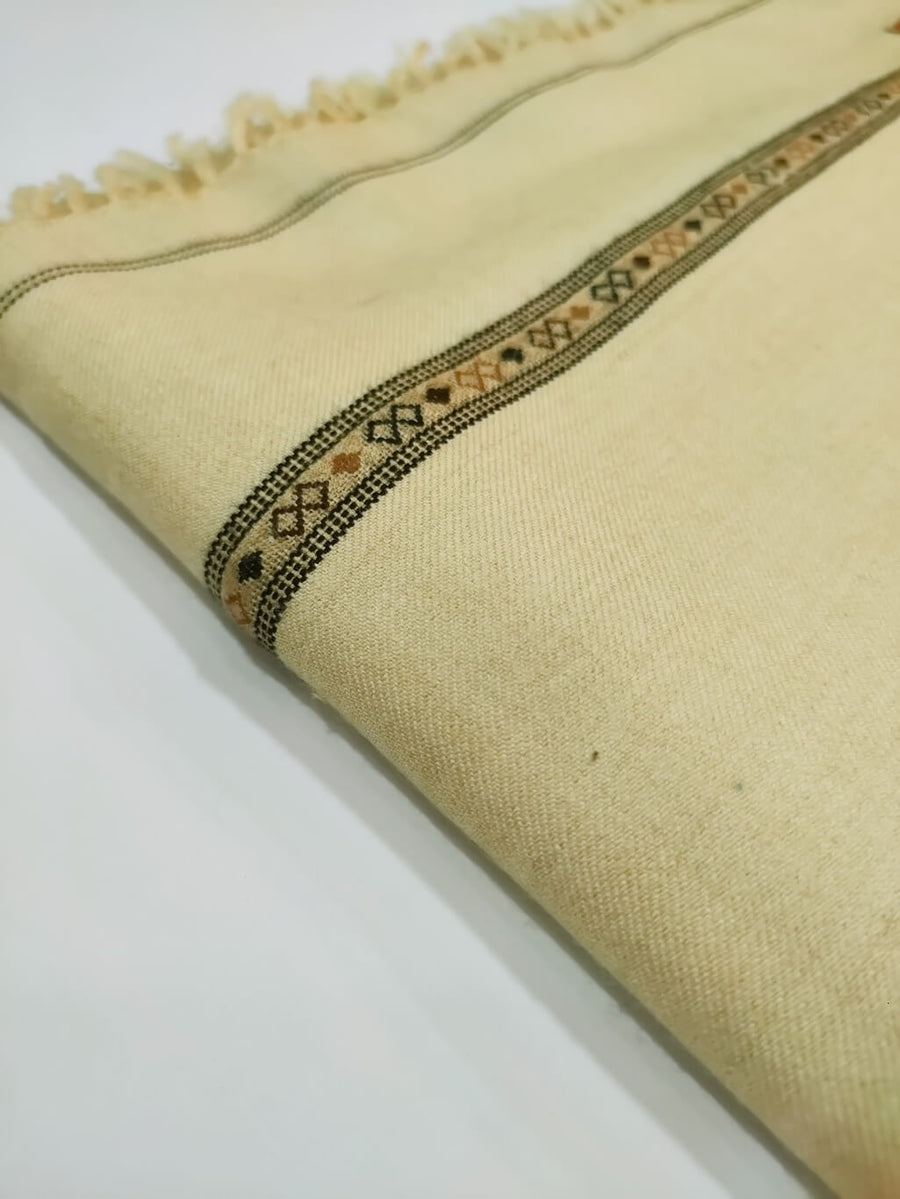 Mens Pure Woolen Pashmina Dussa Shawl Full Size RKM002 - FaisalFabrics.pk
