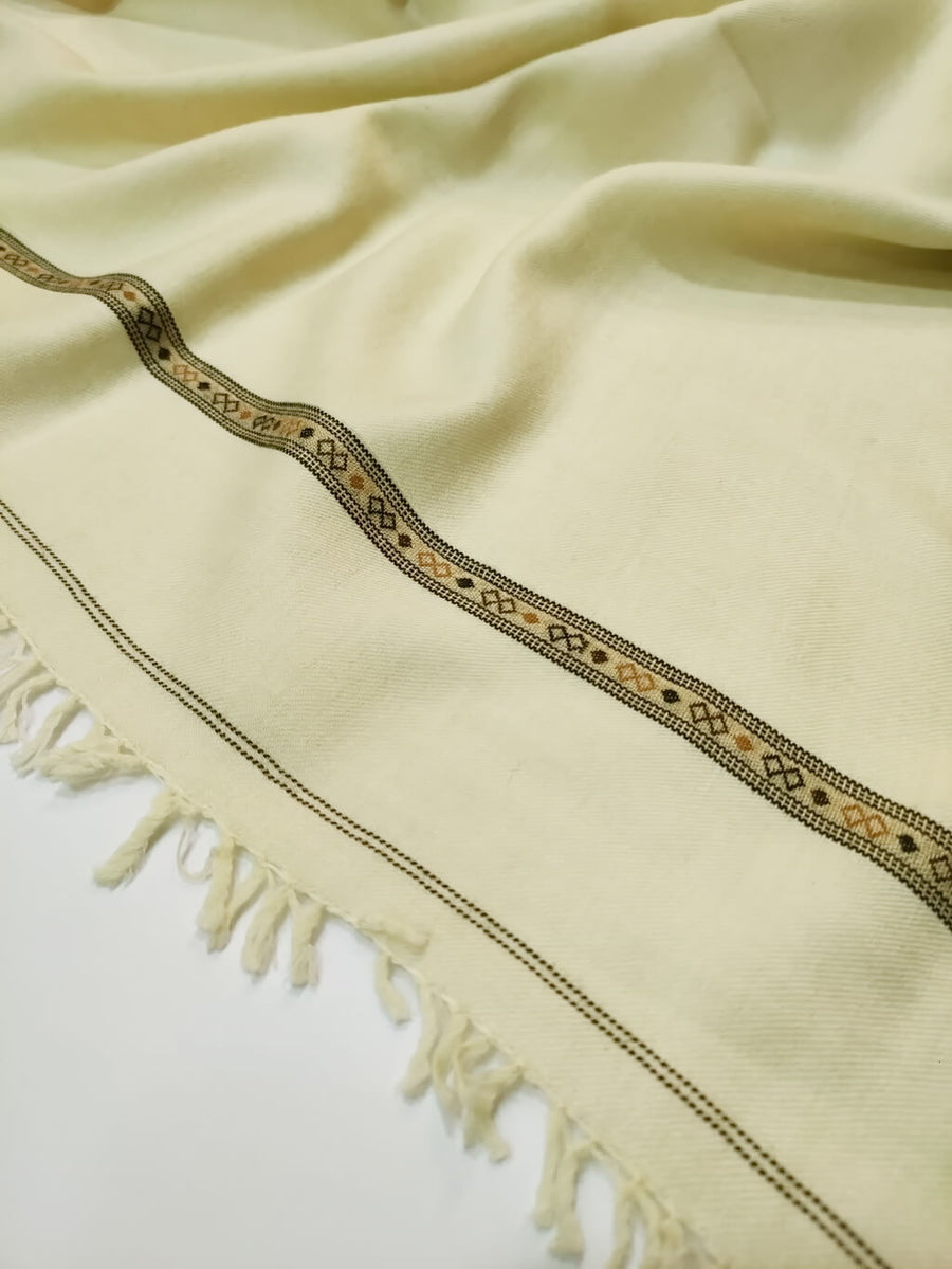 Mens Pure Woolen Pashmina Dussa Shawl Full Size RKM005 - FaisalFabrics.pk