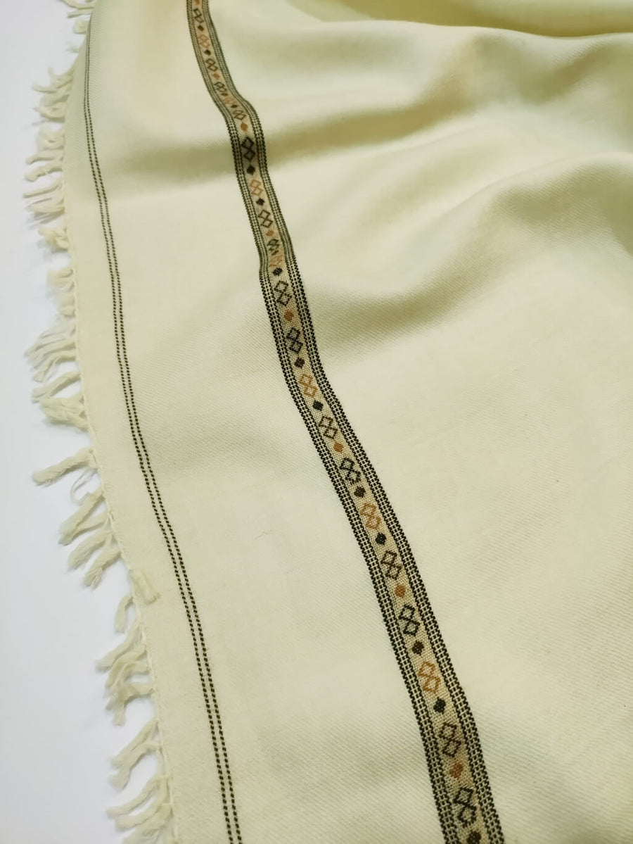 Mens Pure Woolen Pashmina Dussa Shawl Full Size RKM005 - FaisalFabrics.pk