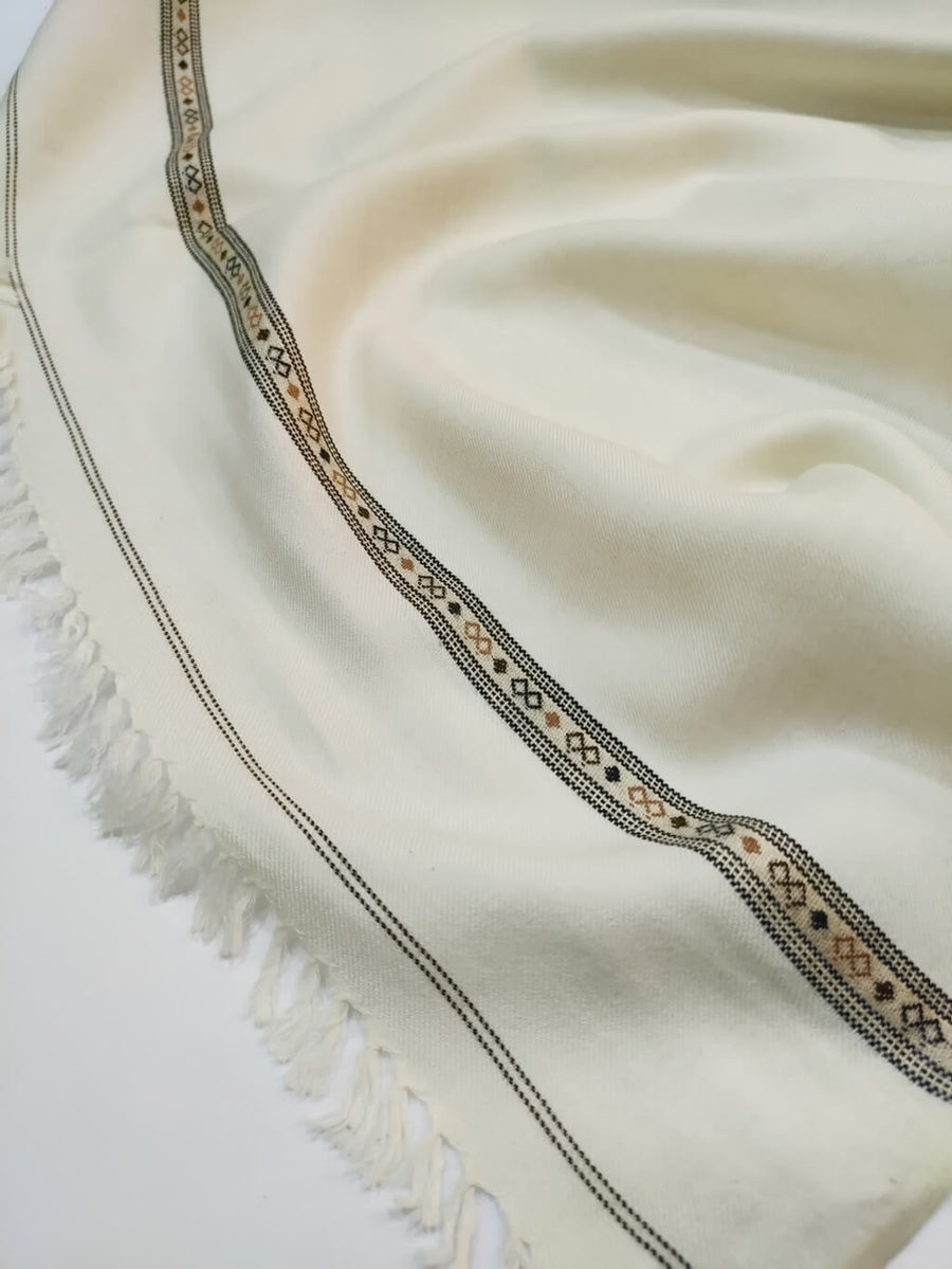 Mens Pure Woolen Pashmina Dussa Shawl Full Size RKM006 - FaisalFabrics.pk