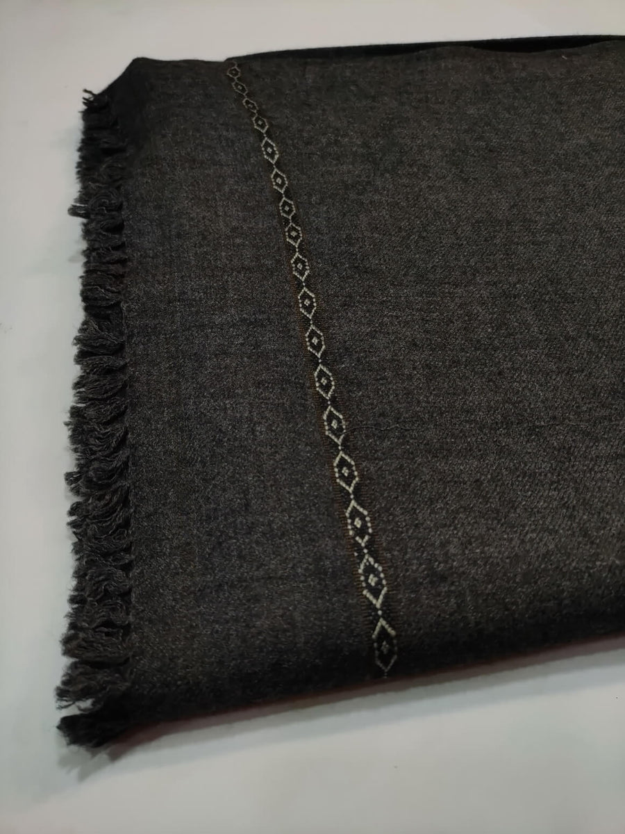 Mens Woolen Kashmira Dussa Shawl Full Size RKM007 - FaisalFabrics.pk