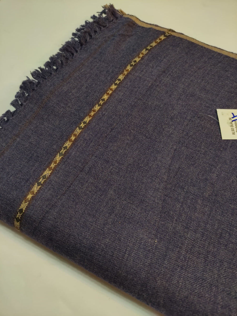 Mens Woolen Kashmira Dussa Shawl Full Size RKM010 - FaisalFabrics.pk
