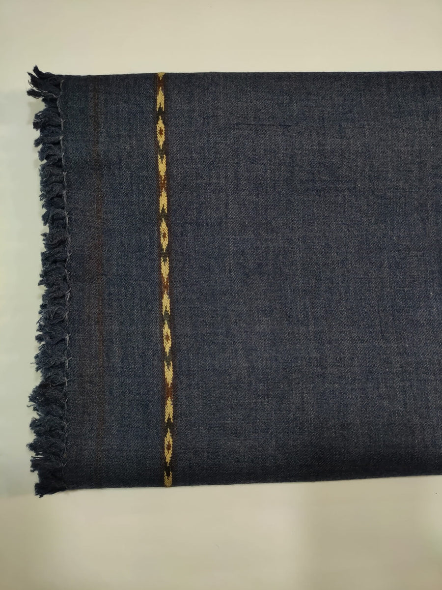 Mens Woolen Kashmira Dussa Shawl Full Size RKM013 - FaisalFabrics.pk