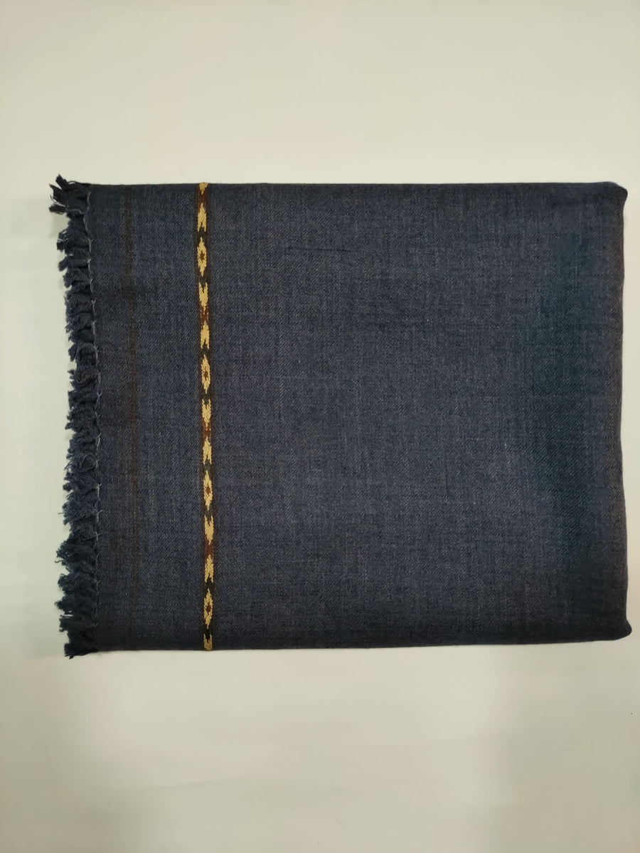 Mens Woolen Kashmira Dussa Shawl Full Size RKM013 - FaisalFabrics.pk