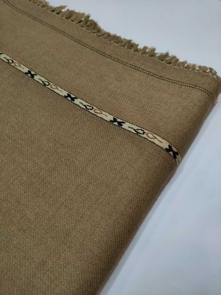 Mens Premium Woolen Dussa Shawl Full Size RKM028 - FaisalFabrics.pk
