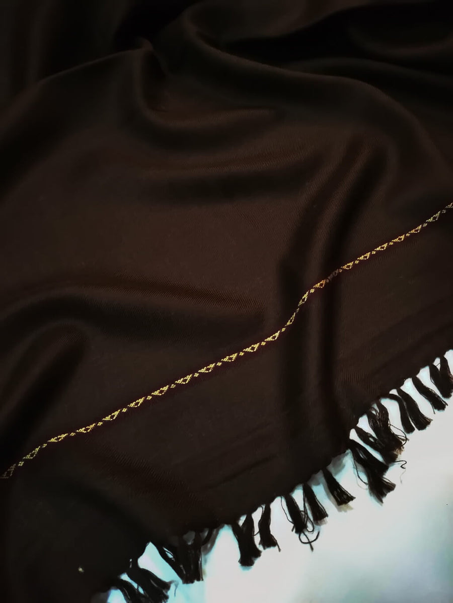 Mens Pure Pala Wool Super Fine Shawl Full Size RKM030 - FaisalFabrics.pk