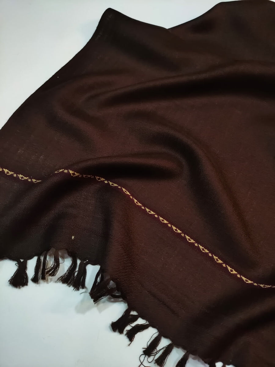 Mens Pure Pala Wool Super Fine Shawl Full Size RKM030 - FaisalFabrics.pk