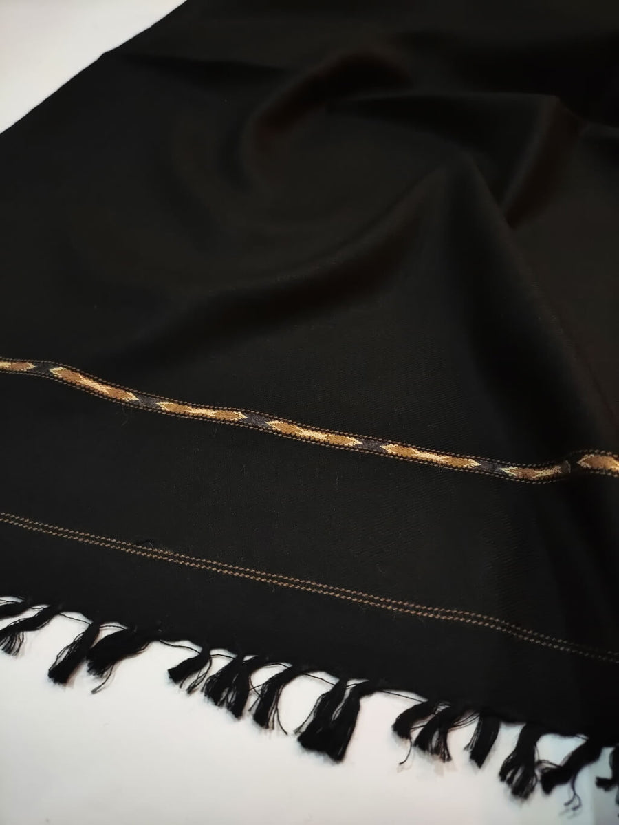 Mens Pure Pala Wool Super Fine Shawl Full Size RKM033 - FaisalFabrics.pk