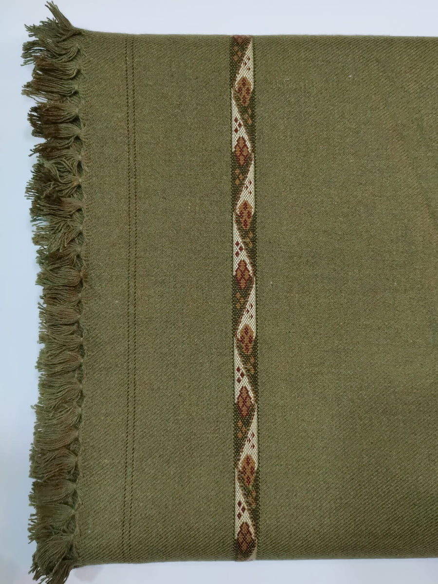 Mens Dussa Wool Super Fine Shawl Full Size RKM049 - FaisalFabrics.pk