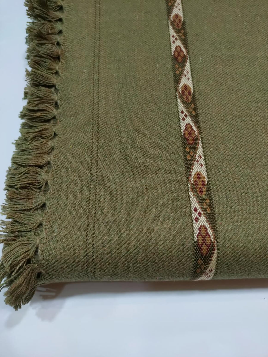 Mens Dussa Wool Super Fine Shawl Full Size RKM049 - FaisalFabrics.pk
