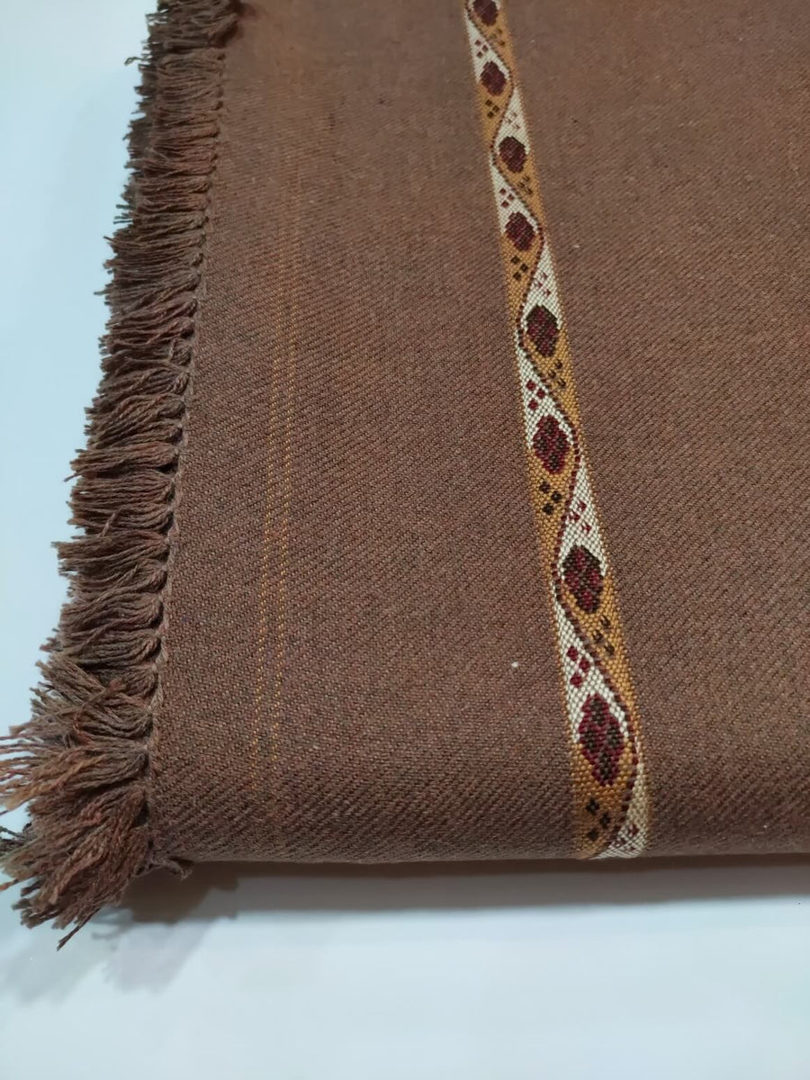 Mens Dussa Wool Super Fine Shawl Full Size RKM054 - FaisalFabrics.pk