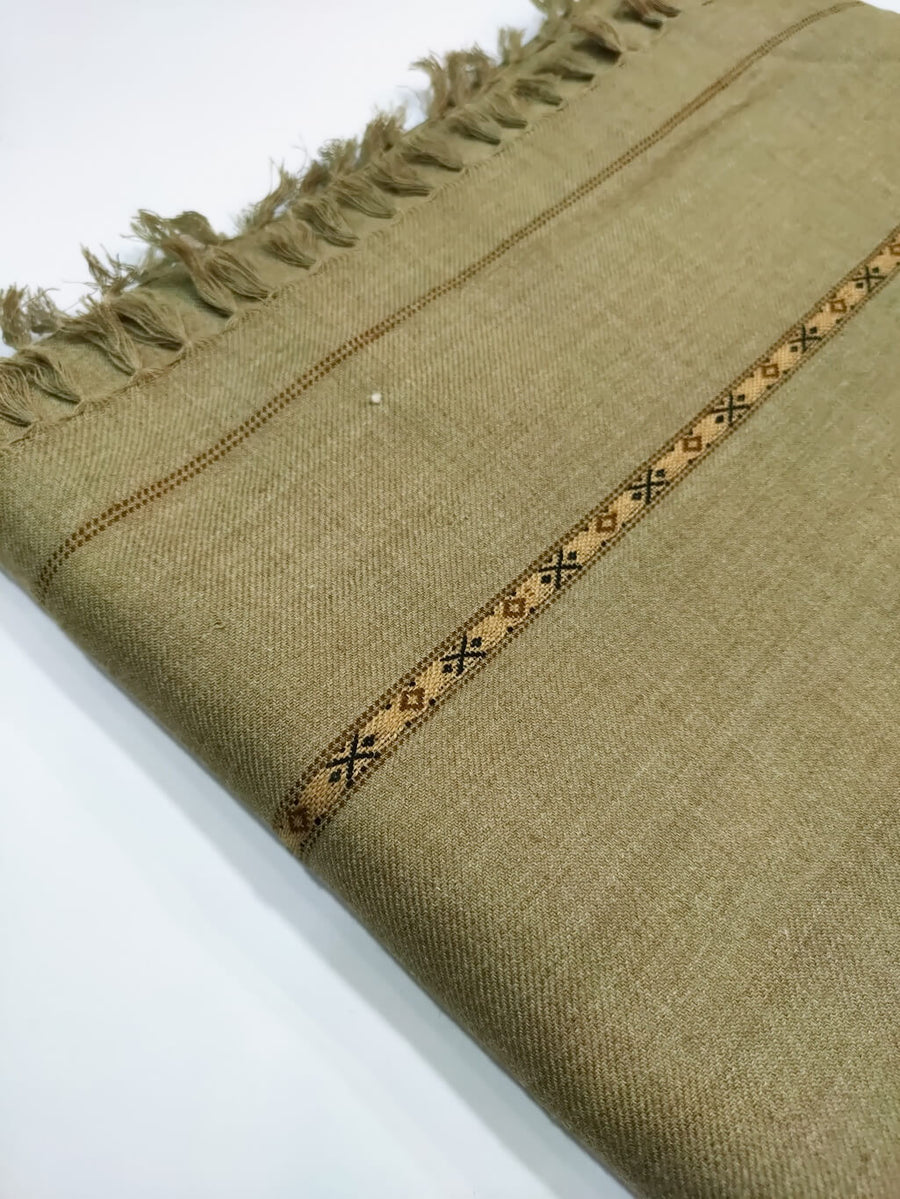 Mens Dussa Wool Super Fine Shawl Full Size RKM061 - FaisalFabrics.pk