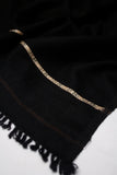 Men's Luxury Wool Shawl for Winter CLR-BLACK