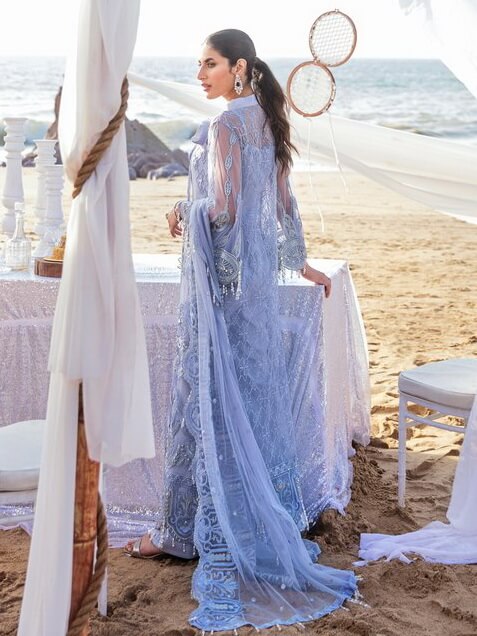 Reign Amira'a Luxury Formals Embroidered Unstitched 3PCS Suit RN-09 Ideh - FaisalFabrics.pk