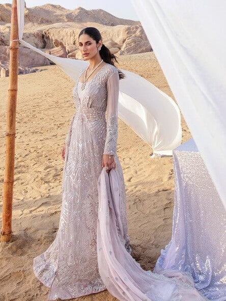 Reign Amira'a Luxury Formals Embroidered Unstitched 3PCS Suit RN-11 Zairah - FaisalFabrics.pk