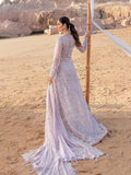 Reign Amira'a Luxury Formals Embroidered Unstitched 3PCS Suit RN-11 Zairah - FaisalFabrics.pk