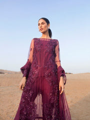 Reign Amira'a Luxury Formals Embroidered Unstitched 3PCS Suit RN-16 Leon - FaisalFabrics.pk