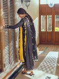 ROHEENAZ Unstitched Embroidered Linen 3Pc Suit RNZ-22-07-B MANAL