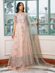 ROHEENAZ Luxury Kalidaar Chiffon Unstitched 3Pc Suit RNZ22-03 Meher